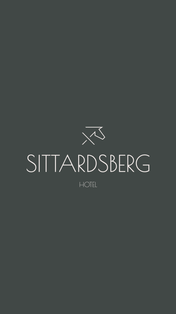 1876 Restaurant und Sittardsberg Hotel Reels Vorlage als Overlay mit dunkelgrünem transparentem Hintergrund darauf das Logo des Hotels. | Kremer Signature Design
