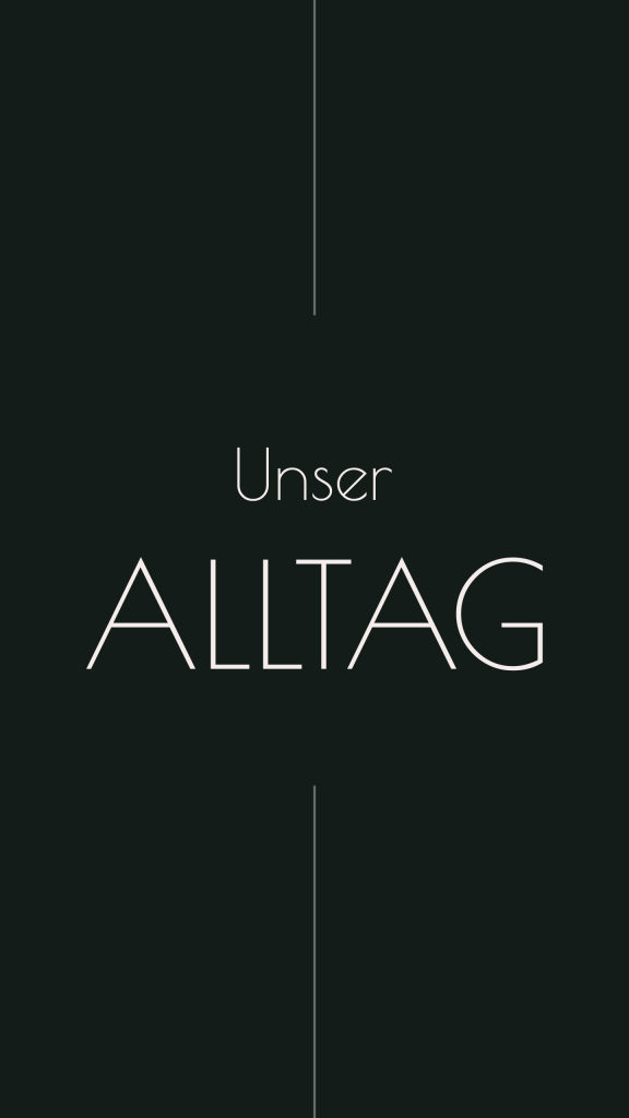 1876 Restaurant und Sittardsberg Hotel Reels Titelbild "Unser Alltag" in Dunkelgrün. | Kremer Signature Design